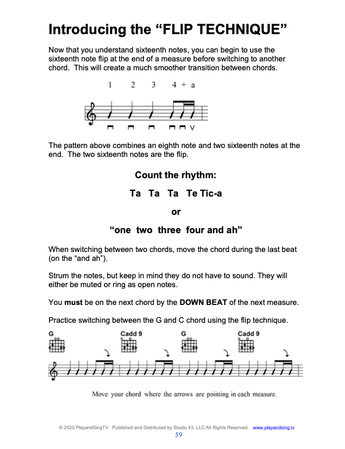 PlayandSingTV Guitar Method eBook