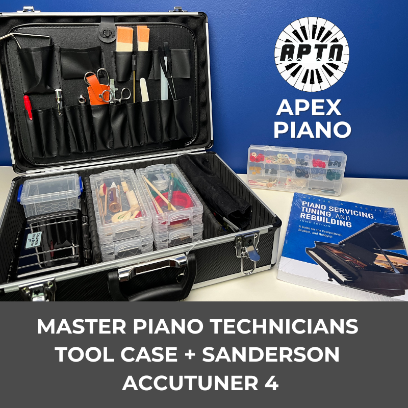 Apex Master Piano Technicians Tool Case + Sanderson Accutuner 4