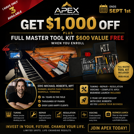 Apex Piano Mentorship FALL 2026 ENROLLMENT SPECIAL