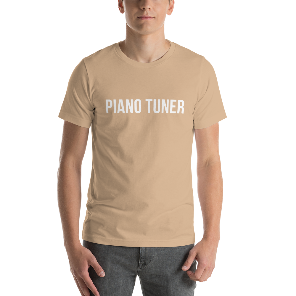 Piano Tuner - Apex Piano - Short-Sleeve Unisex T-Shirt