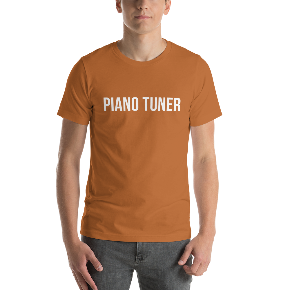 Piano Tuner - Apex Piano - Short-Sleeve Unisex T-Shirt